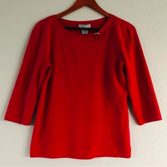 Designers Originals Red Light Sweater Top S - Picture 1 of 3